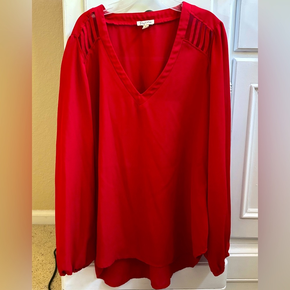 Lily White Long Sleeve Blouse